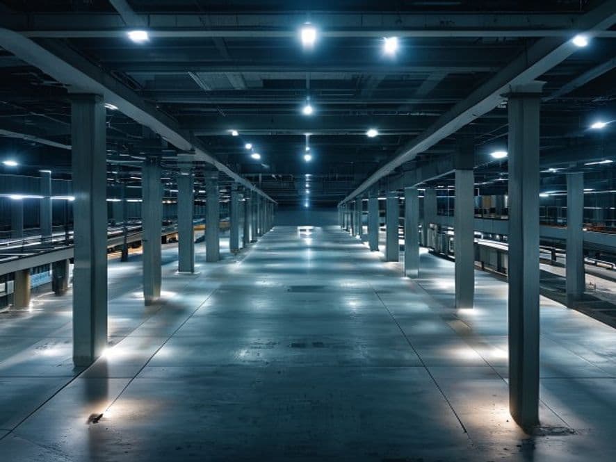 Estacionamentos e pátios